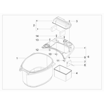 Sellebak Vespa S 25 km 4 temps 2 soupapes