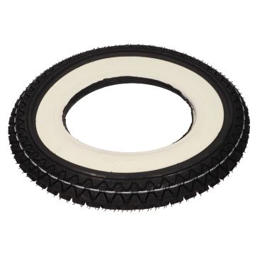 Pneu 3.50-10 Kenda K333 4PR white wall TT 51J