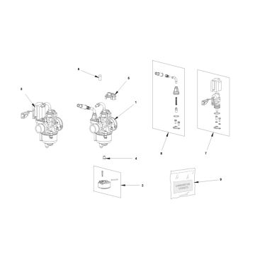Carburateur Bye-Bike-Bye Bike Carburateur