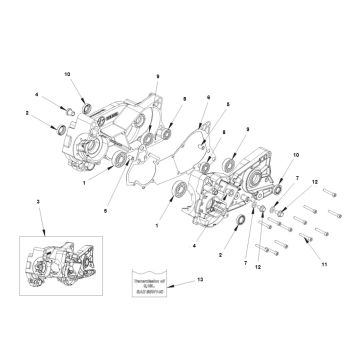 Carter moteur Bye-Bike-Bye Bike Carter