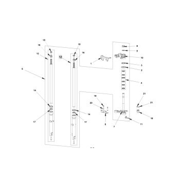Fourche avant Bye-Bike-Bye Bike Voorvork