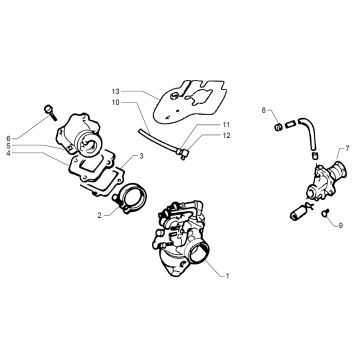 Pompe à huile pour carburateur Moto Martin Tir 45km 10 pouces 2 temps