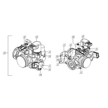 Carburateur Kymco People S 300i 4T LC