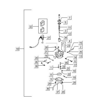 Carburateur Kymco MXU 50