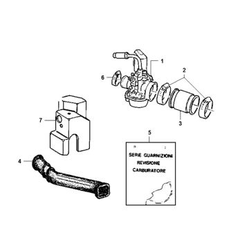 Carburateur Piaggio Typhoon 98-2005 2 temps