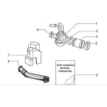 Carburateur Piaggio Zip RST