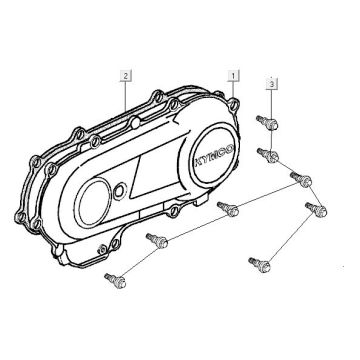 Couvercle d'huile Kymco MXU 50
