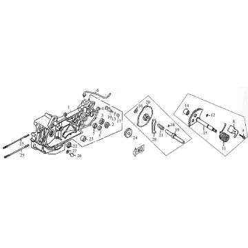 Carter - Axe de kick Lintex Retro 125 4T AC