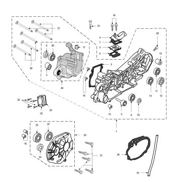 Carter moteur Peugeot Speedfight 2 LC E2 2 temps-partsproduct-Carter-Peugeot-Speedfight-2-LC-E2-2-Takt