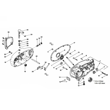 Carter - Couvercle d’embrayage Zündapp C50 Sport 529-010