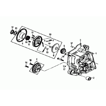 Pompe à huile noire brillante Sym Allo Euro4 (BK-5560S)