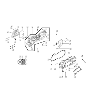 Carter Kymco Super8 Street 50i E4 Gris mat