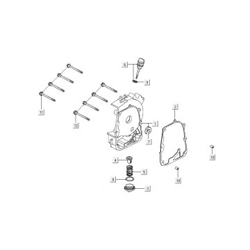 Carter 2 Kymco New Dink 4 temps noir métallisé