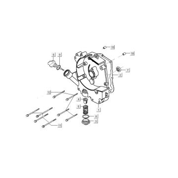 Carter d'huile Kymco Agility FR 12