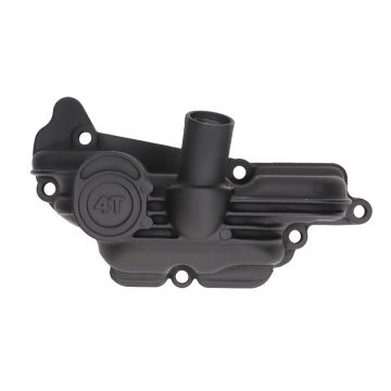 Couvercle de carter d'huile Piaggio /Vespa 4 temps noir mat