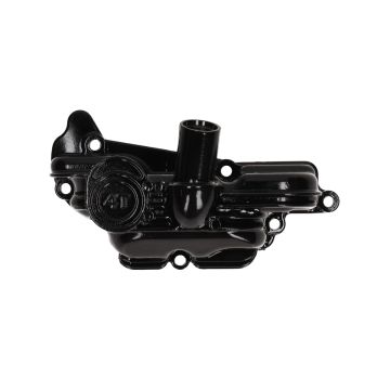 Couvercle de carter Piaggio/Vespa 4 temps noir brillant