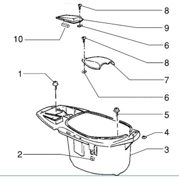 Étui pour casque Piaggio Zip RST