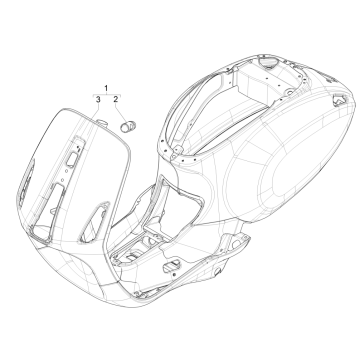 Châssis/Châssis Vespa Erica 45KM/H E5 2021 (EMEA)