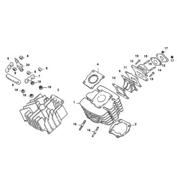 Cylindre Honda MTX-SH