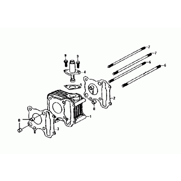 Cylindre Sym Fiddle III 50 AC Euro 4 2018-2020