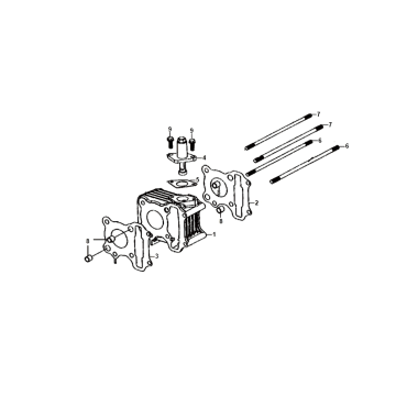 Joint de culasse, joint de pied Sym Jet 14