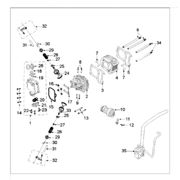 Cilinder Peugeot Tweet 125 V E3 2013-2017