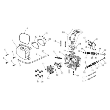 Culasse AGM Ape50 blanche