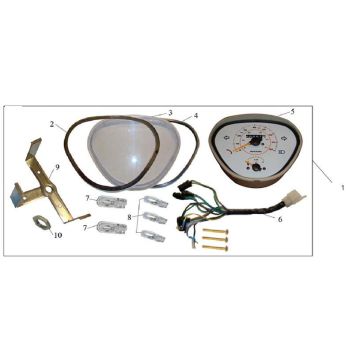 Comptoir de cockpit AGM LX blanc