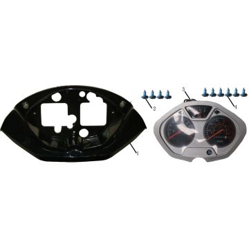 Cockpit-Teller China Touring bleu