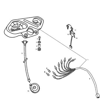 Cockpit Derbi Senda R ancien modèle
