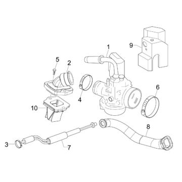 Carburateur Vespa Lx 2 temps