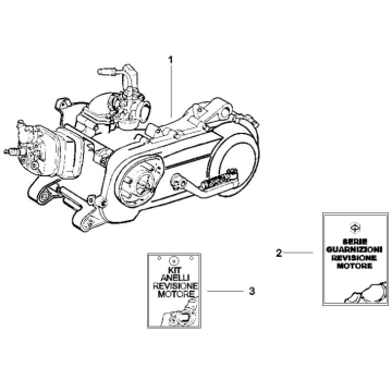 Moteur complet Piaggio Zip 50 SP 2006-2013