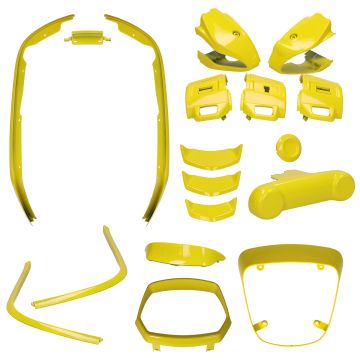 Kit moulage/coiffage complet Vespa Sprint jaune 8 pièces (à partir de 2018)