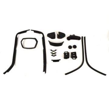 Kit complet de moulage/coiffage Vespa Sprint noir taille 8 pièces (jusqu'en 2018)