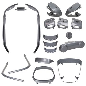 Kit moulage/coiffage complet Vespa Sprint Porsche Agaath 8 pièces (à partir de 2018)