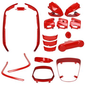 Kit complet de moulage/coiffage Vespa Sprint rosso rouge 8 pièces (à partir de 2018)
