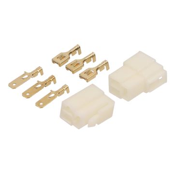 CONNECTEUR PLUG PLUG SET 3 BROCHES (6,3 mm) 8pcs