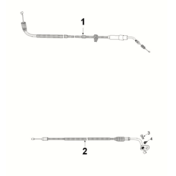 Controls and cables Peugeot Tweet 125 Z PRO 2021-2022