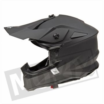 Casque cross MT Falcon-Solid noir mat