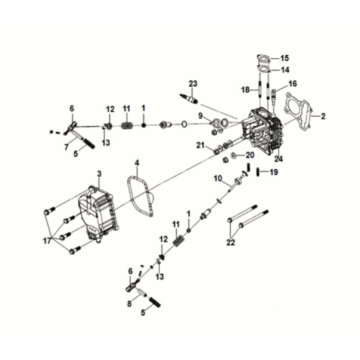 Cylinder head Sym Fiddle IV 125i AC CBS E5 2020-2021