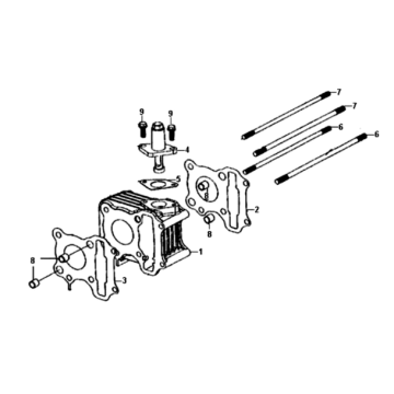 Joint de cylindre/culasse/joint de base Sym Symphony ST E3
