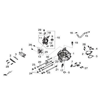 Cylindre KPL Sym Joymax 125I ABS