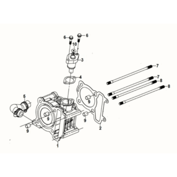Cylinder Sym Fiddle IV 125i LC ABS E5 2020-2021