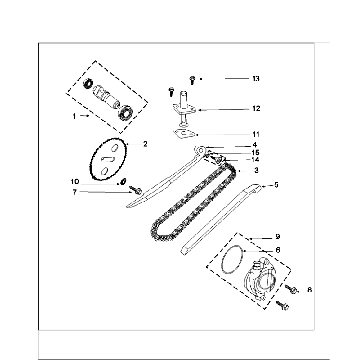 Distribution Peugeot Speedfight 4 4 temps or blanc