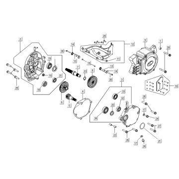 Moteur électrique Kymco E-Vitality