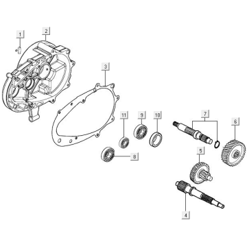 Boîte de vitesses finale Kymco Agility 16+ 4T 150I E4