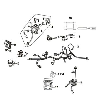 Section électrique Sym Symphony ST euro4