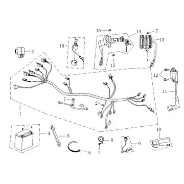 Pièces électriques 1 Agm Supreme