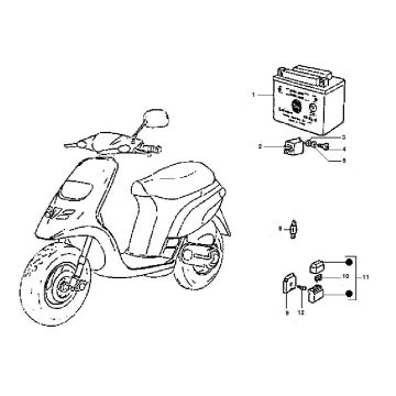 Pièces électriques 2 Piaggio Typhoon 98-2005 2 temps
