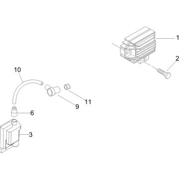 Pièces électriques 2 Vespa Lx 25km 4 temps 2 soupapes